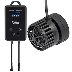 hygger Mini Wave Maker Magnetic DC Powerhead with LED Display Controller for Saltwater Tank, 1600 GPH Aquarium Water Circulation Pump 5 to 30 Gallon Hg-951