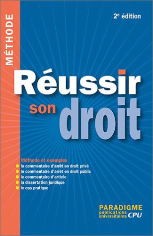 Télécharger Réussir son droit Livre PDF Gratuit