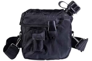 MIL-TEC US Campo bottiglia 2QT M. Custodia e tracolla SCHW.