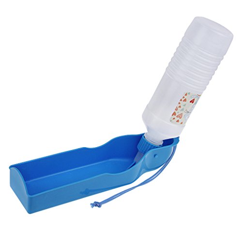 YJZQ Abreuvoir de Voyage pour Chien 500ml Distributeur d'eau Portable Bouteille de Voyage pour Les Animal Compagnie de Faire du Sport Randonnée Voyage Promenade Camping