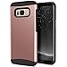 Produktbild SHIELDON Galaxy S8 Plus Hülle Handyhülle Schutzhülle weiche Silikon TPU mit Harter PC Schale Stoßfest Tasche Wallet Case Kompatibel für S8 Plus [Mountain Series] 6.2" Gold