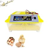 Material: Duradero y saludable: Hecho de material PP / plástico de calidad alimentaria, alta calidad, buen rendimiento, esta incubadora es ideal para series medianas, con control electrónico, es de uso muy económico y es testigo del nacimiento de la vida.