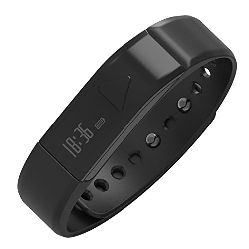 Efoshm Bluetooth 4.0 Fitness Aktivitätät Tracker Wearble Smart Band for Activity Tracking with Pedometer, Calorie, Counter and Alarm, Sleeping Monitor Smart Band Watch für iOS and Android Smart Armband