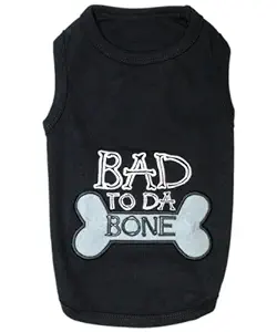 Parisian Pet Bad to Da Bone Dog T-Shirt, 3X-Large