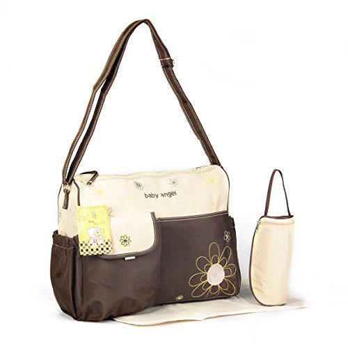 GMMH Wickeltasche 2-tlg – Mit Wickelunterlage, Wasserabweisend, Ca. 40x33x20 Cm