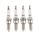 Es con 4 piezas. Ogquaton Bujía de Encendido 4X para Motocicleta cr9e cr8e cr8eb cr8ek cr8evx cr8eix b8rtc Durabilidad
