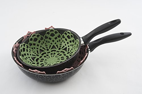 Silikomart 192602 Safe Pot Little Untersetzer, silikon, grün, 35 x 35 x 1 cm - 2