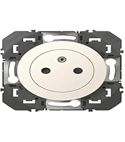 4 Plaques électriques Legrand Dooxie Blanches - Bague Chrome - 3 Postes (ref 600843) - Neuf