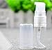 6pcs 10ml/20ml/30ml Portable Refillable Empty Plastic Clear Bottles Jars with Transparent Pump Tops for Makeup Cosmetic Bath Shower Toiletries Liquid Containers Leak Proof Portable Travel Accessories (20ml)