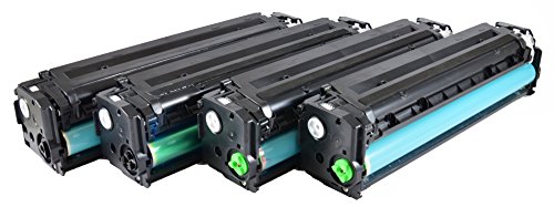 4 Toner-Kartuschen kompatibel für HP CF210X CF211A CF212A CF213A 131A SET Schwarz Blau Rot Gelb HP Laser-Jet Pro 200 color M-276 n M-276 nw M-251 nw M-251 n - 2