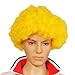 Price comparison product image Brazil Yellow Afro Sport Fanatic/Fan wigs/ Team spirit wigs/ Fancy dress Party wigs hg-b2