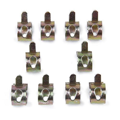 TOOGOO(R) 10 x Federklemme Kraftstoffschlauch Linie Wasser Rohr Luft Rohrschellen Fastener ? Durchmesser 14 mm - 2