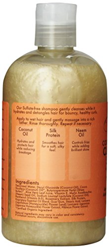 Shea Moisture Coconut & Hibiscus Curl & Shine Shampoo 13oz - 4
