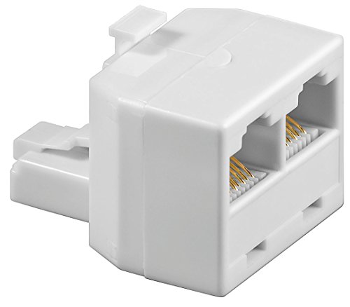 20er Set WireThinX ISDN T-Adapter RJ45-Stecker (8P8C) auf 2 x RJ45-Buchse (8P8C) weiß