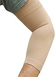 BeVisible Sports Ellenbogen-Kompressionsbandage für Herren, Damen und Jugendliche, stützt ideal bei Tennisarm, Sehnenentzündung und Sehnenriss, fördert die Durchblutung, für eine schnellere Heilung, Alternative zu Ellenbogenschienen, damen Herren Kinder, beige