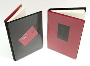 A6 ring binders 15mm spine pack of 2 different colours with 50 sheets ...
