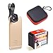Produktbild Xue 2 In 1 Clip-On Fischaugen Objektiv 180 Grad Fischauge Objektiv Fisheye Supreme + 0.65X Weitwinkel + 10X Makro-Objektiv Für iPhone 7 7Plus 6S Plus 6 Samsung HTC Huawei Und Mehr Android Smartphone