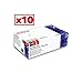 Price comparison product image Blue Shield Latex Gloves – Powder-Free – Box of 10 Boxes of 100 GD40 _ 10
