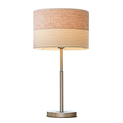 Preisvergleich Produktbild Tischlampe Schlafzimmer Bett Lampe Moderne Einfache Europäische Kreative Wohnzimmer Studie Lampe E27 ( größe : L-16*30*56CM )