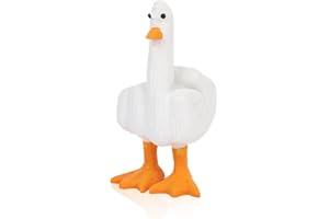GNHG Mittelfinger Ente | Duck You Ente Mittel-Finger | Lustige Kunsthandwerk | Harz Enten Ornament Skulptur Deko für Zuhause Desktop, Schreibtisch, Heim Dekoration 1 Stück