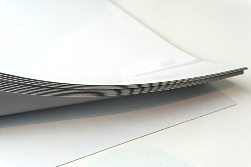 SKULLPAPER Magnetfolie weiß für alle metallischen Oberflächen – 10 Bögen A4 für Inkjet Tintenstrahldrucker - 3