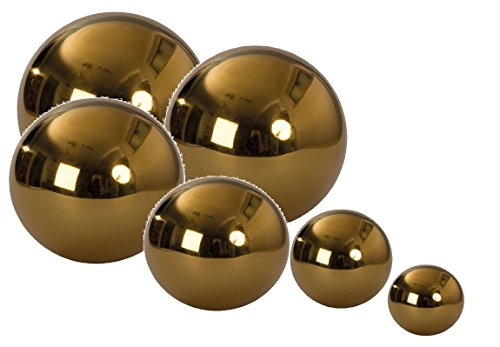 Dekokugel in Schwarz ca. Ø 15 cm Edelstahl Kugel Rosenkugel Weihnachten Deko - 3