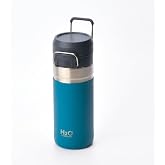 Deconox 500 ML (0,5 Litre) Kapasiteli Paslanmaz &Ccedil;elik Termos Kupa - Entegre Ağızlıklı, Taşıma Kulplu Seyahat Matarası (MAVİ)