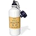 Produktbild qidushop Trinkflasche mit Aufschrift You Will Forever Be My Always Black Letters On Gold Multicolor Yoga Isolierer, Edelstahl Cup Daughter, 535 ml