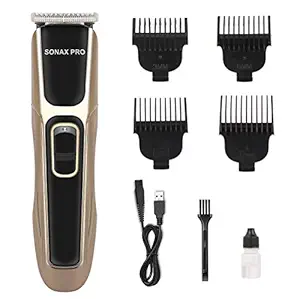 Hair Clipper for Men Professional Cordless Electric Clippers Haircut Beard Hair Trimmer Kit USB Rechargeable Head Shaver Self-Sharpening