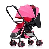 panorama kinderwagen neu ♥ Praktischer Kinderwagen, Kinderwagen, zusammenklappbar, leicht zu transportieren, kleiner Stauraum, im Kofferraum des Autos untergebracht, mit dem Baby zum Reisen und Gehen