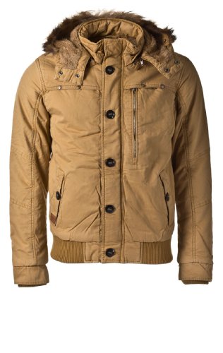 Young & Rich Herren Winterjacken Jacke, Ginger, M