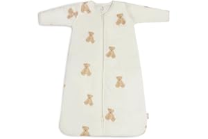 Jollein Śpiwór niemowlęcy ze zdejmowanymi rękawami, Miś, 70 cm