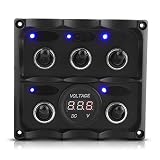 Panel frontal de plástico ABS resistente, enchufe estándar de EE. UU. te ofrece comodidad. El panel viene con tornillos de montaje precableados y etiquetas de juego (para las diferentes aplicaciones).