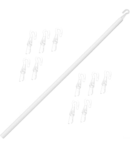 6 Pièces Kit De Crochet De Dorientation Pour Stores Horizontaux De Remplacement Blind Wand Installation Facile Et Pour Rideaux Et Stores 98971702