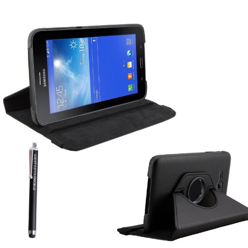 SAMSUNG GALAXY Tab 3 Lite 7" T110/T111 PU Leder Flip 360° Desgree Tasche Case Etui SCHALE mit Standfunktion + Stylus