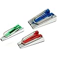 ZENITH Combo 6mm +18mm + 25 mm Bias Tape Maker Binding Sewing Accessories. Green Red Blue Steel Finish 6mm +18mm + 25 mm Bias Tape Maker)