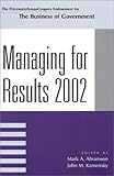 Image de Managing for Results 2002