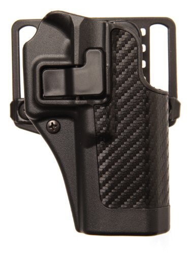 Blackhawk. Dissimuler SERPA CQC Holster - Fibre de Carbone Finition, Homme, 410009BK-R, Noir, Size 09 - H&K USP Compact 9/40