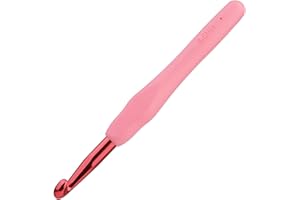 Benlay 8.0 mm Häkelnadeln Zum Häkeln Und Stricken, Ergonomische Häkelnadeln Mit Weichen Griffen Für Arthritische Hände, Leichtes Und Bequemes Häkelwerkzeug, Häkelwerkzeug Für Strickanfänger