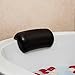 Produktbild Fypo Spa Badewannenkissen, mit Saugnäpfen Nackenkissen Badewanne Kopfkissen Nackenpolster Wannenkissen Nackenstütze Anti Rutsch Whirlpool schwarz 27cm x 14cm (schwarz)