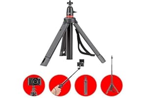 Trípode Telescópico JOBY TelePod 325, Extensible, Palo Selfie con Trípode y Cabezal de Bola Para Smartphone, Cámaras Digitales, Réflex, Cámaras de Acción, Kit para Vlogging, Youtube, Tik Tok