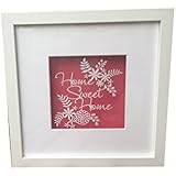 Home Sweet Home - 3D Bilderrahmen mit beliebigem Hintergrund *Home Sweet Home* Neues Heim* Geschenk*