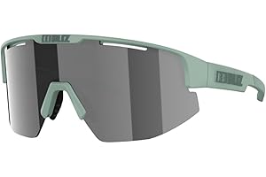 Bliz Sportbrille Matrix matt grün/smoke mirror silver