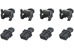 ZOUXO Connecteur d'injecteur - BOS EV1 SHORT (4 x Set) 1287013003, 1 287 013 003