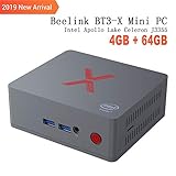 [LPDDR4 4G + eMMC 64G] Incorporada 4GB RAM + 64GB ROM. Tres formas de expansión: tarjeta TF; HDD de 2.5 pulgadas; MSATA SSD (no incluido). El SSD mejoró enormemente el rendimiento en la velocidad de lectura y escritura de la computadora, acceso rápido y preciso, respuesta rápida como el de un rayo.