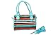 Just Women Double Handle Multi colour PU Leather Shoulder Bag RS.775.00