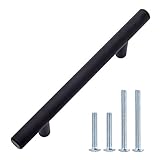 tirador negro para cocina Longitud del tirador: 15,57 cm