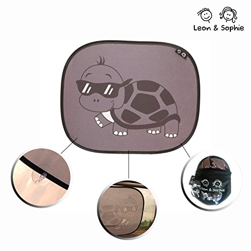 Laneta Leon und Sophie Auto Sonnenschutz Baby Sonnenblende für Autofenster - 2