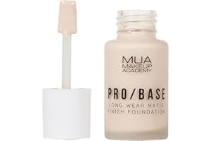 MUA Makeup Academy Pro/Base Full Coverage Long Wear Matte Finish Foundation, Shade #101, 30 ml - Vegan & Cruelty Free