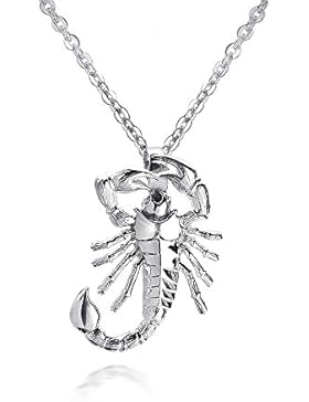 MATERIA Anhänger Skorpion 925 Silber rhodiniert Sternzeichen / deutsche Fertigung + Box #KA-370